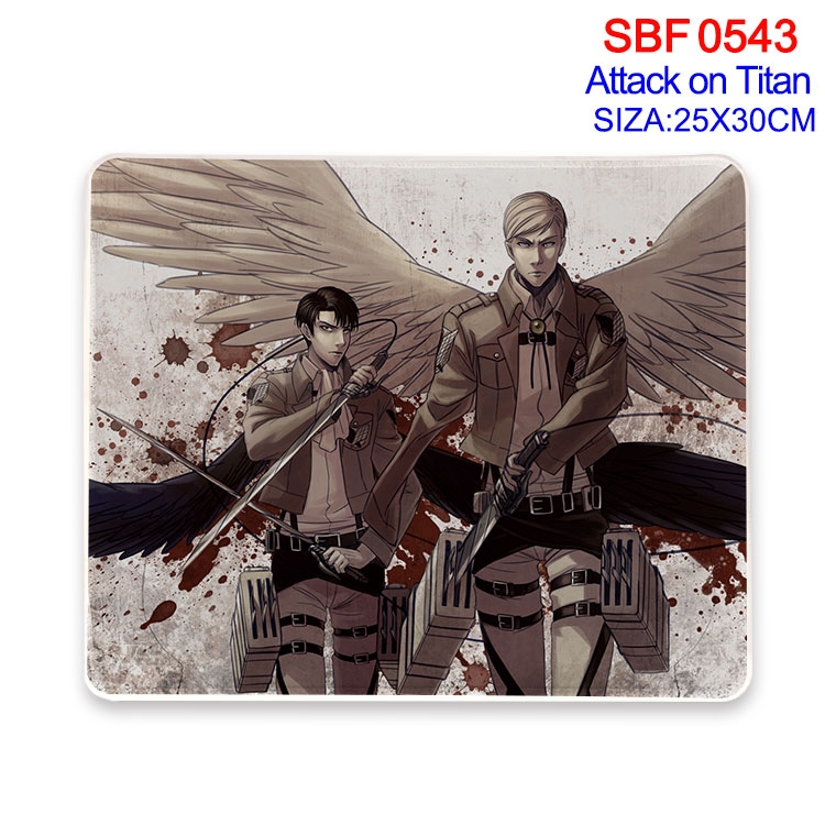 Shingeki no Kyojin Anime peripheral edge lock mouse pad 25X30cm SBF-543