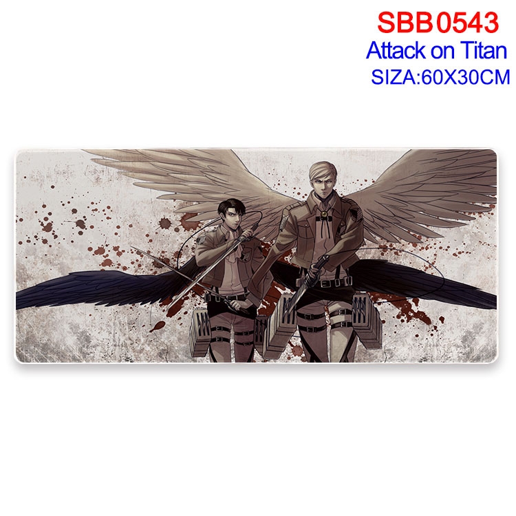 Shingeki no Kyojin Anime peripheral edge lock mouse pad 60X30cm  SBB-543