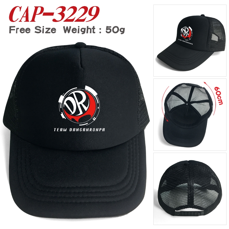 Dangan-Ronpa Anime mesh cap peaked cap sun hat 60cm CAP-3229