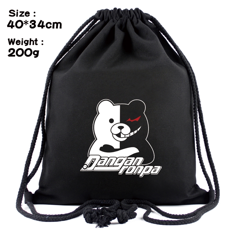 Dangan-Ronpa Anime Coloring Book Drawstring Backpack 40X34cm 200g