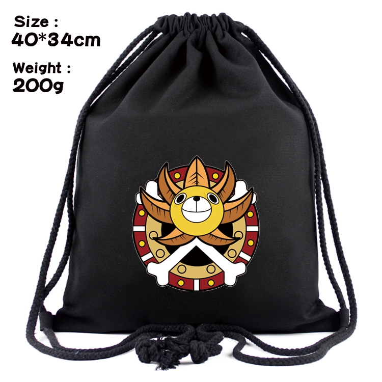 One Piece Anime Coloring Book Drawstring Backpack 40X34cm 200g