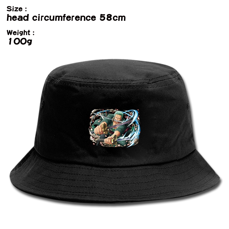 One Piece  Anime canvas fisherman hat sun hat 58cm
