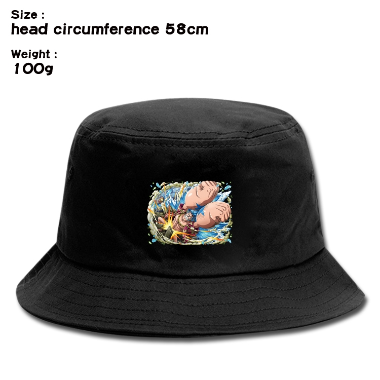 One Piece  Anime canvas fisherman hat sun hat 58cm