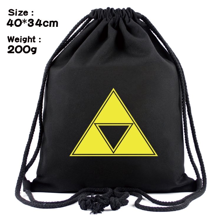 The Legend of Zelda Anime Coloring Book Drawstring Backpack 40X34cm 200g
