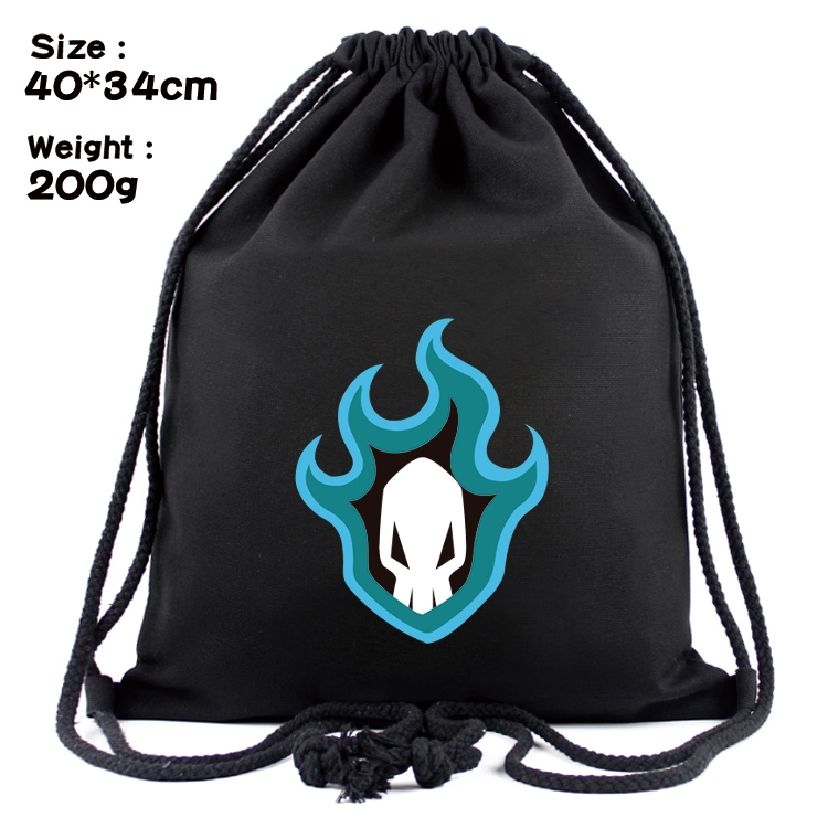 Bleach Anime Coloring Book Drawstring Backpack 40X34cm 200g