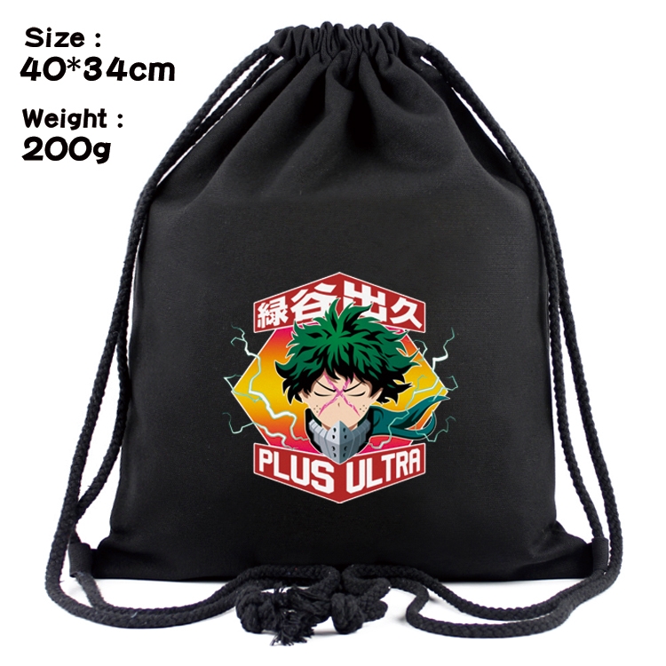 My Hero Academia Anime Coloring Book Drawstring Backpack 40X34cm 200g