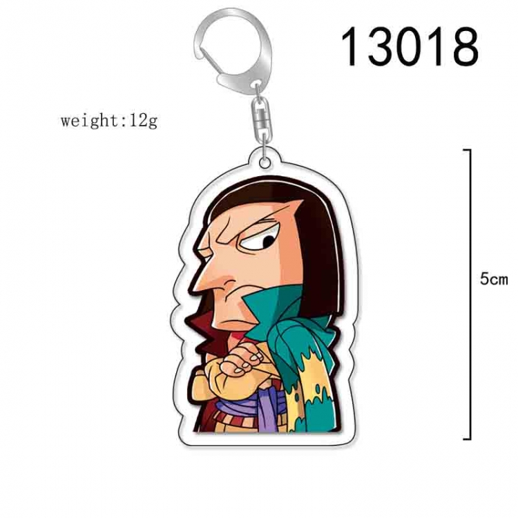One Piece Anime Acrylic Keychain Charm price for 5 pcs 13018