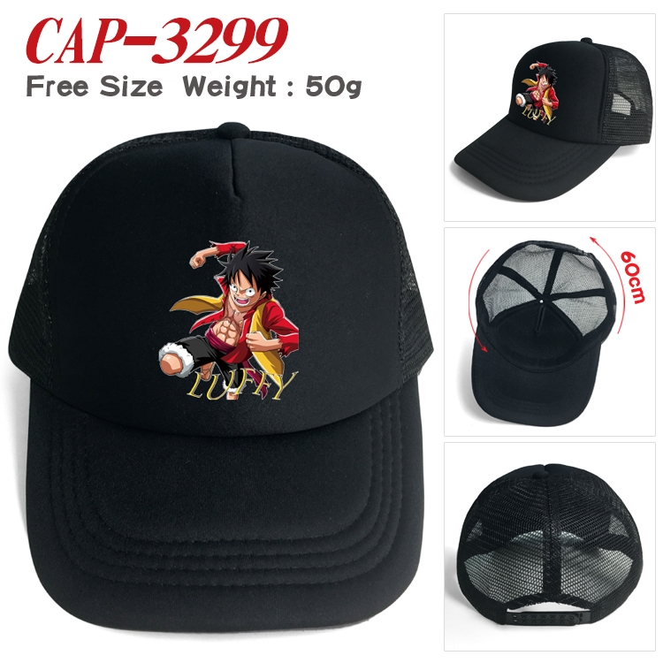 One Piece Anime mesh cap peaked cap sun hat 60cm CAP-3299