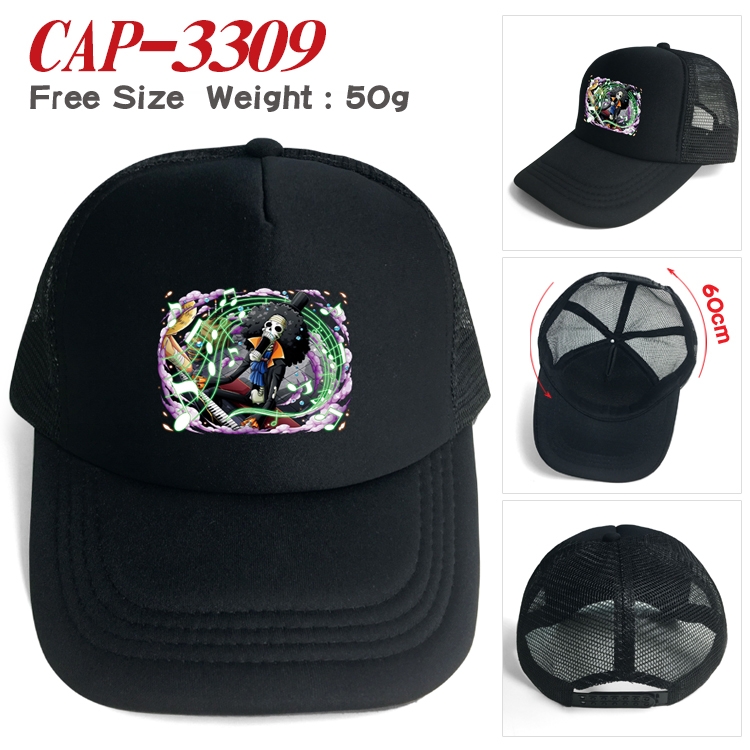 One Piece Anime mesh cap peaked cap sun hat 60cm CAP-3309