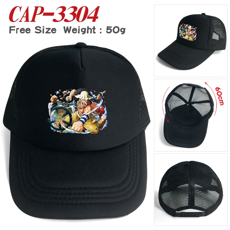 One Piece Anime mesh cap peaked cap sun hat 60cm CAP-3304
