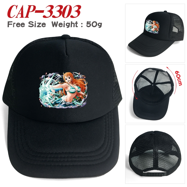 One Piece Anime mesh cap peaked cap sun hat 60cm CAP-3303