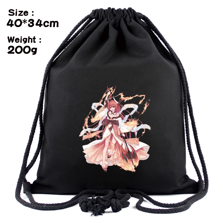 Date-A-Live Anime Coloring Book Drawstring Backpack 40X34cm 200g