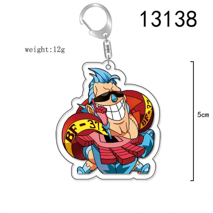 One Piece Anime Acrylic Keychain Charm price for 5 pcs 13138