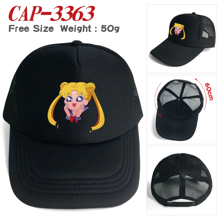 sailormoon Anime mesh cap peaked cap sun hat 60cm CAP-3363