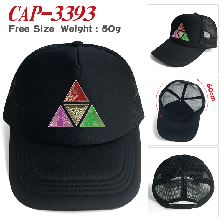 The Legend of Zelda Anime mesh cap peaked cap sun hat 60cm CAP-3393