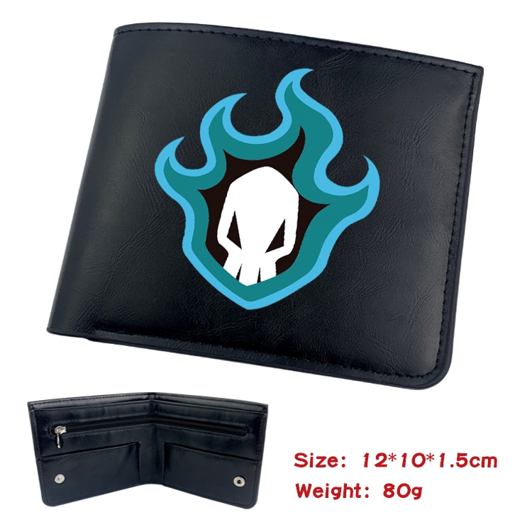 Bleach Anime inner buckle magnetic buckle two fold wallet 22.5X13.5CM