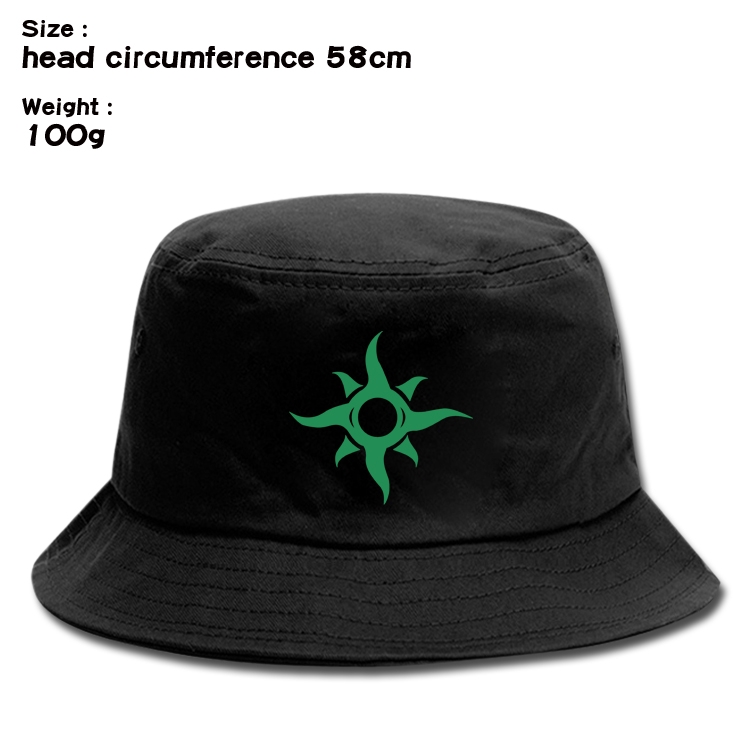 SK∞ Anime canvas fisherman hat sun hat 58cm