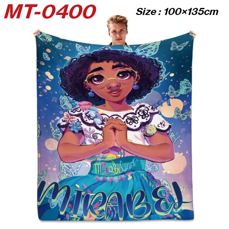 full house of magic Anime Flannel Blanket Air Conditioning Quilt Double Sided Printing 100x135cm  MT-0400