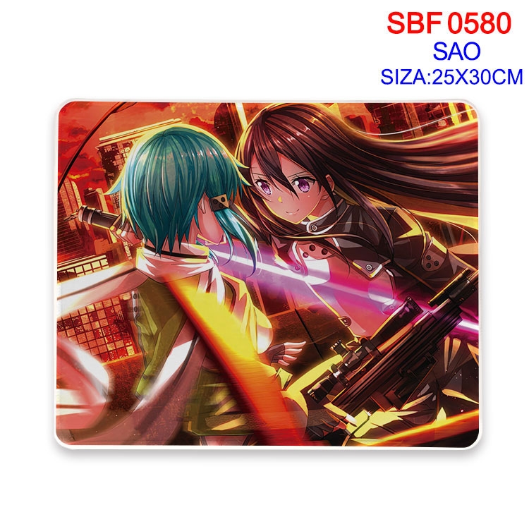 Sword Art Online Anime peripheral edge lock mouse pad 25X30cm SBF-580