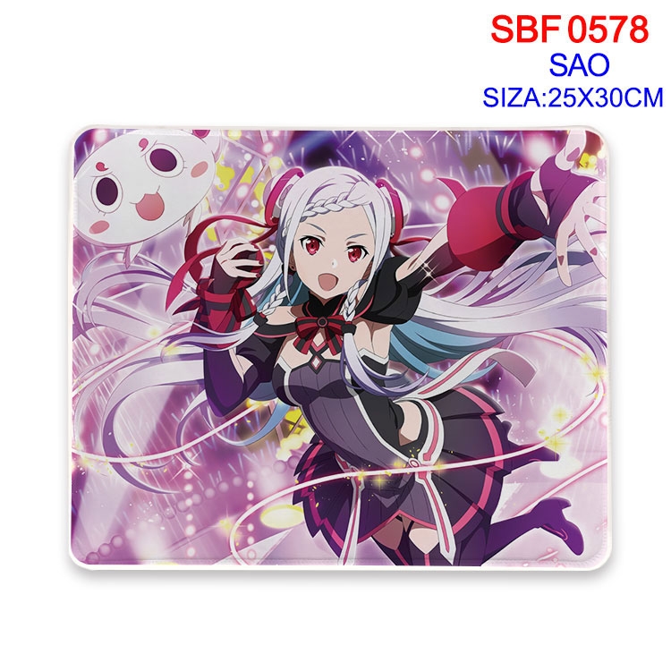 Sword Art Online Anime peripheral edge lock mouse pad 25X30cm SBF-578