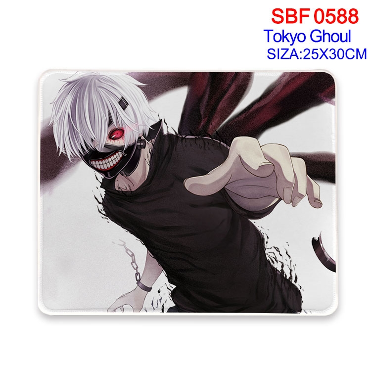 Tokyo Ghoul Anime peripheral edge lock mouse pad 25X30cm  SBF-588