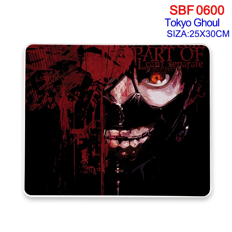 Tokyo Ghoul Anime peripheral edge lock mouse pad 25X30cm SBF-600