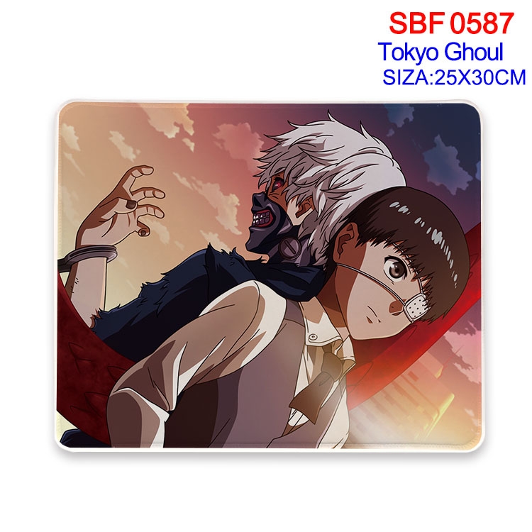 Tokyo Ghoul Anime peripheral edge lock mouse pad 25X30cm SBF-587