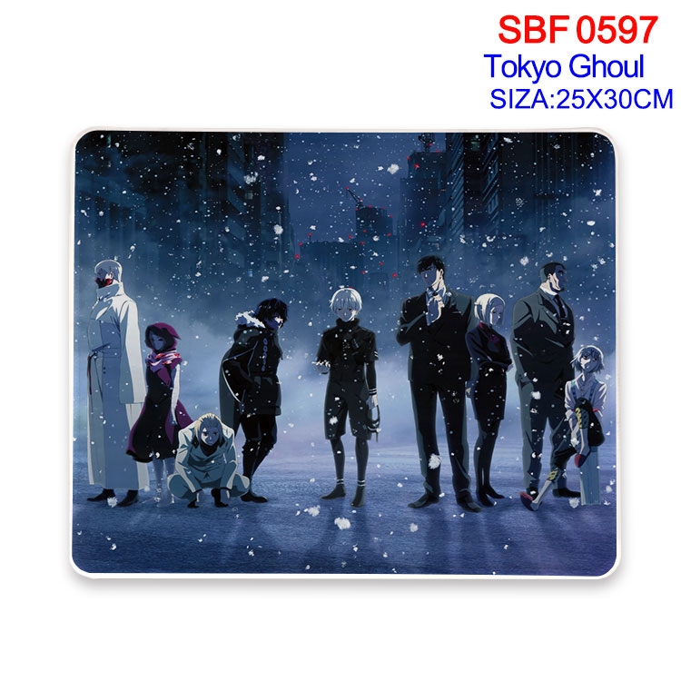 Tokyo Ghoul Anime peripheral edge lock mouse pad 25X30cm  SBF-597