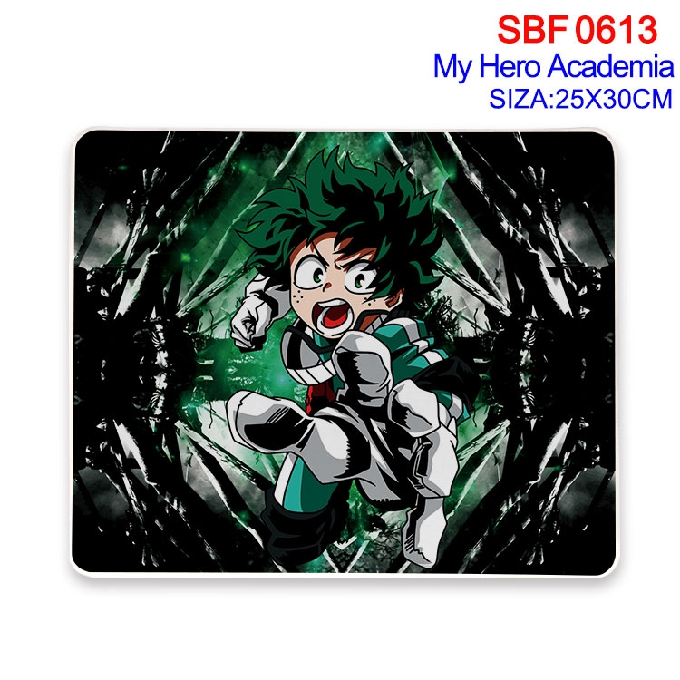 My Hero Academia Anime peripheral edge lock mouse pad 25X30cm  SBF-613