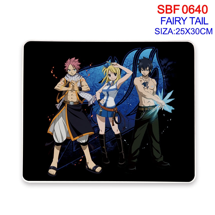 Fairy tail Anime peripheral edge lock mouse pad 25X30cm  SBF-640