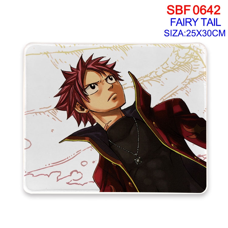 Fairy tail Anime peripheral edge lock mouse pad 25X30cm SBF-642