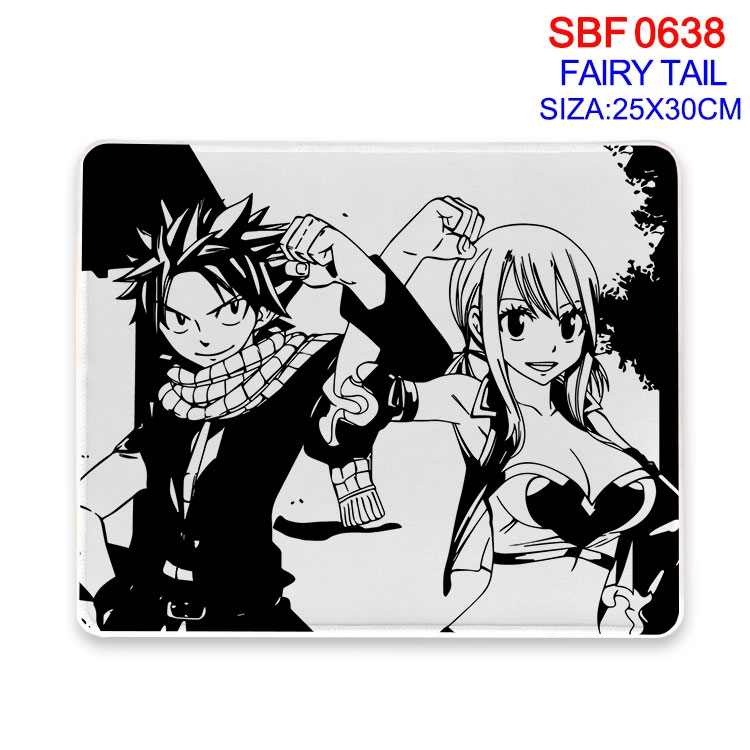 Fairy tail Anime peripheral edge lock mouse pad 25X30cm SBF-638