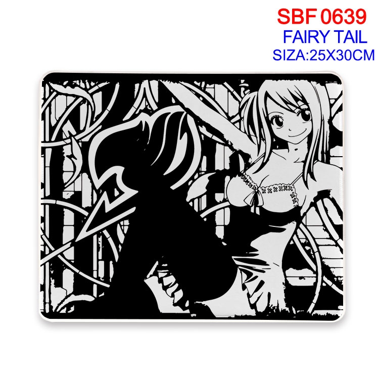 Fairy tail Anime peripheral edge lock mouse pad 25X30cm SBF-639