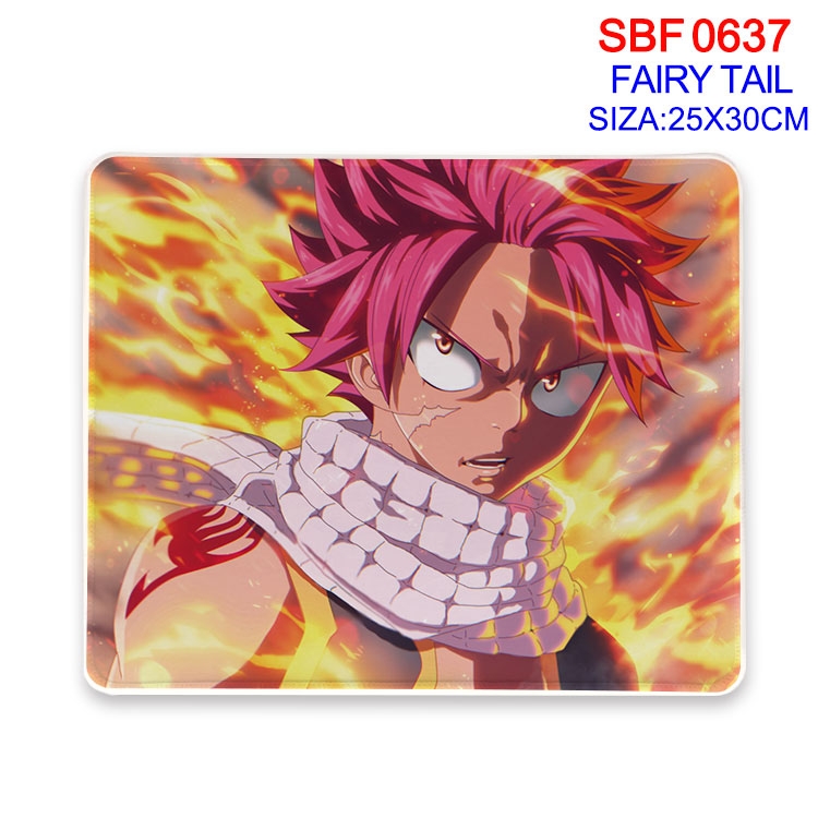 Fairy tail Anime peripheral edge lock mouse pad 25X30cm  SBF-637