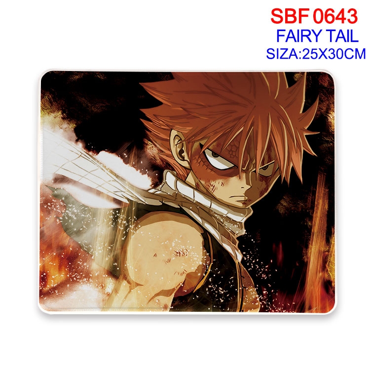 Fairy tail Anime peripheral edge lock mouse pad 25X30cm SBF-643