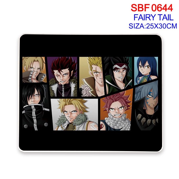 Fairy tail Anime peripheral edge lock mouse pad 25X30cm SBF-644