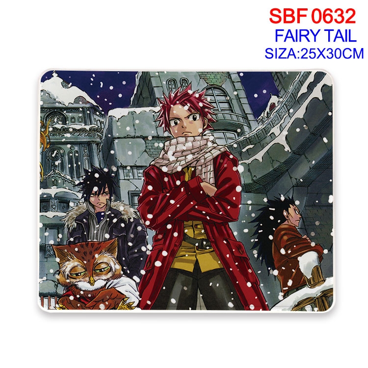 Fairy tail Anime peripheral edge lock mouse pad 25X30cm SBF-632
