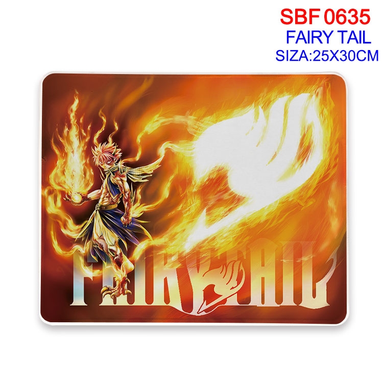 Fairy tail Anime peripheral edge lock mouse pad 25X30cm SBF-635