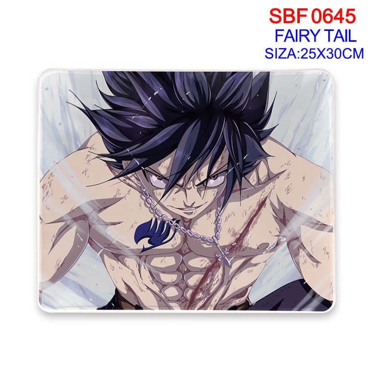 Fairy tail Anime peripheral edge lock mouse pad 25X30cm SBF-645