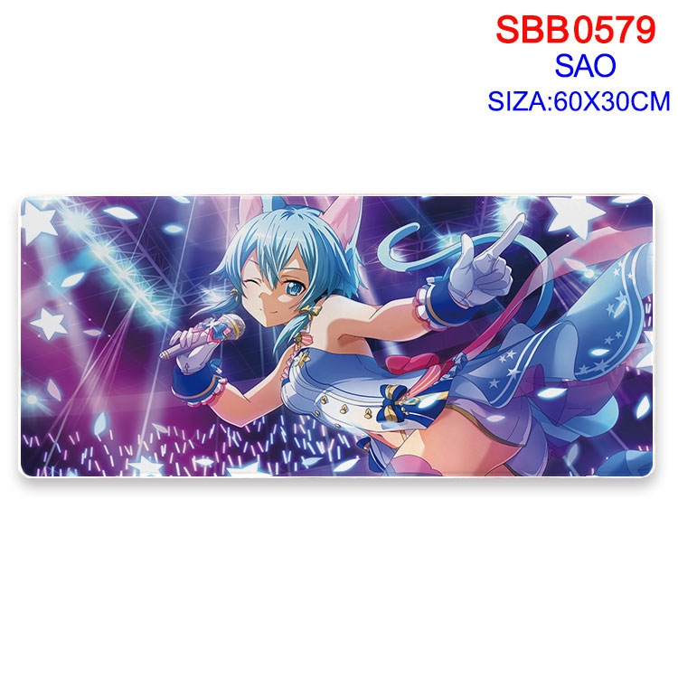 Sword Art Online Anime peripheral edge lock mouse pad 60X30cm  SBB-579