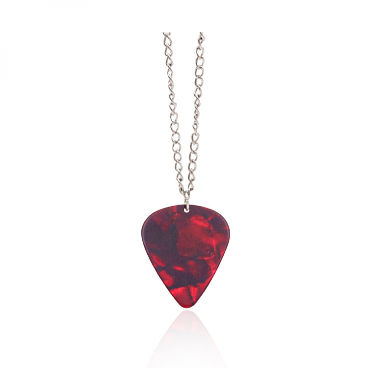Stranger Things Eddie Guitar Pick Necklace Heart Ruby Pendant OPP Bag price for 10 pcs N00906
