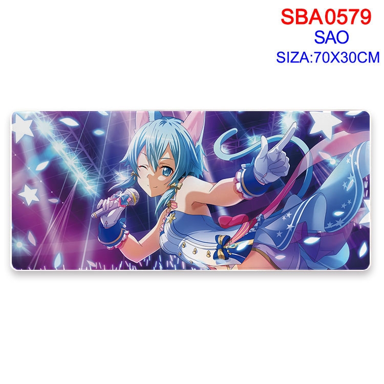 Demon Slayer Kimets Anime peripheral edge lock mouse pad 70X30cm  SBA-680