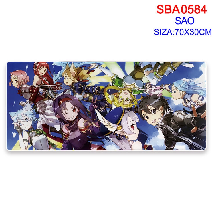 Demon Slayer Kimets Anime peripheral edge lock mouse pad 70X30cm  SBA-690