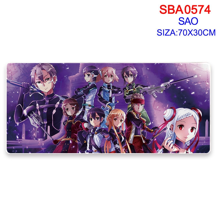 Demon Slayer Kimets Anime peripheral edge lock mouse pad 70X30cm  SBA-682