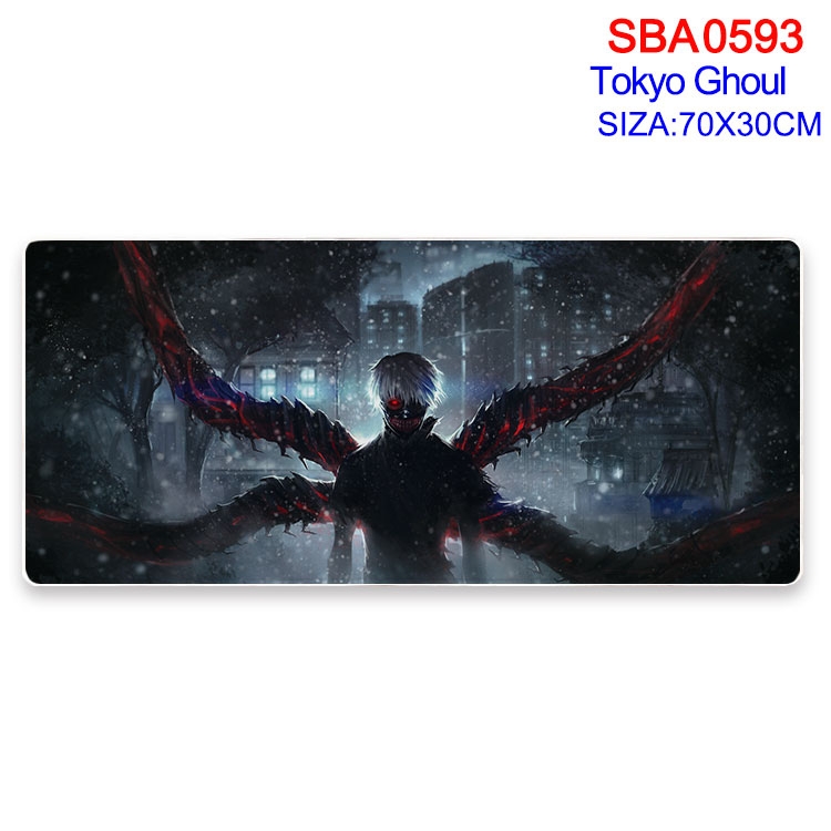 Tokyo Ghoul Anime peripheral edge lock mouse pad 70X30cm SBA-593