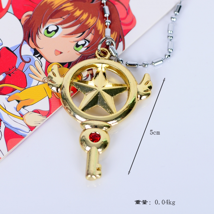 Card Captor Sakura Anime peripheral metal necklace pendant style B price for 5 pcs