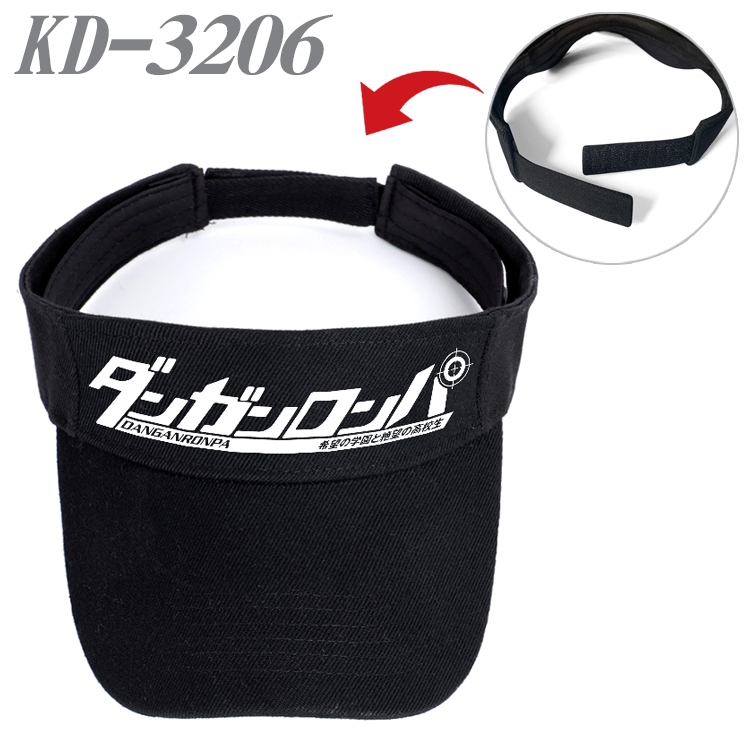 Dangan-Ronpa Anime Peripheral Empty Top   sun hat Visor Hat KD-3206A