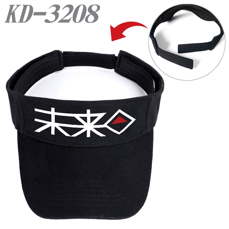 Dangan-Ronpa Anime Peripheral Empty Top   sun hat Visor Hat KD-3208A