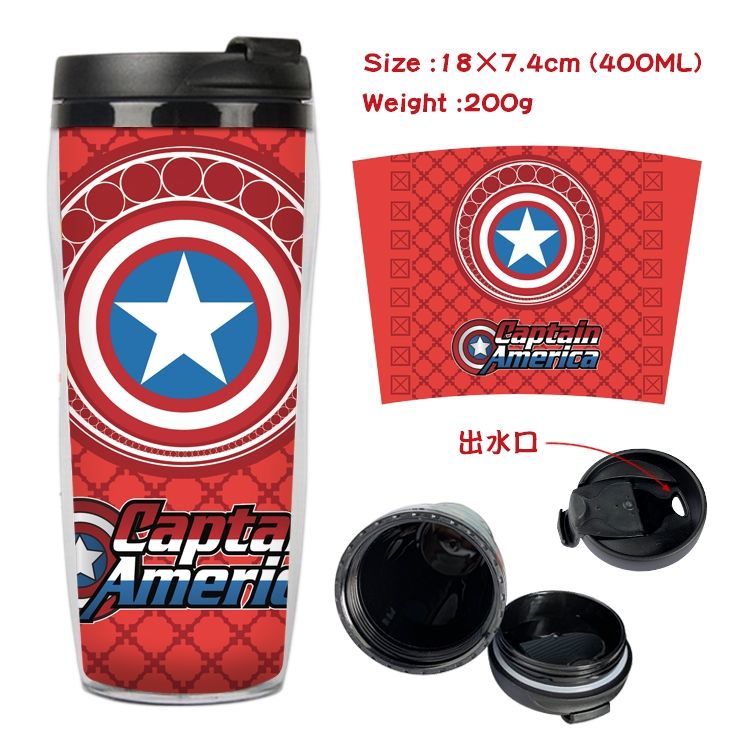 Super hero Anime Starbucks Leakproof Insulated Cup 18X7.4CM 400ML