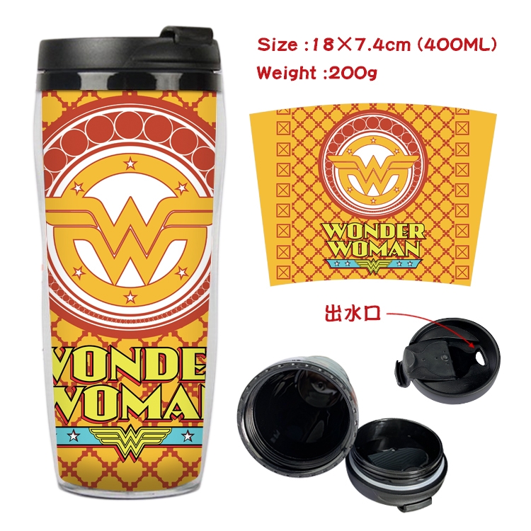 Super hero Anime Starbucks Leakproof Insulated Cup 18X7.4CM 400ML